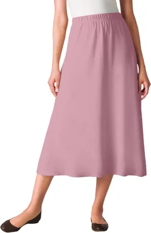 Woman Within Women's Plus Size 7-Day Knit A-Line Skirt