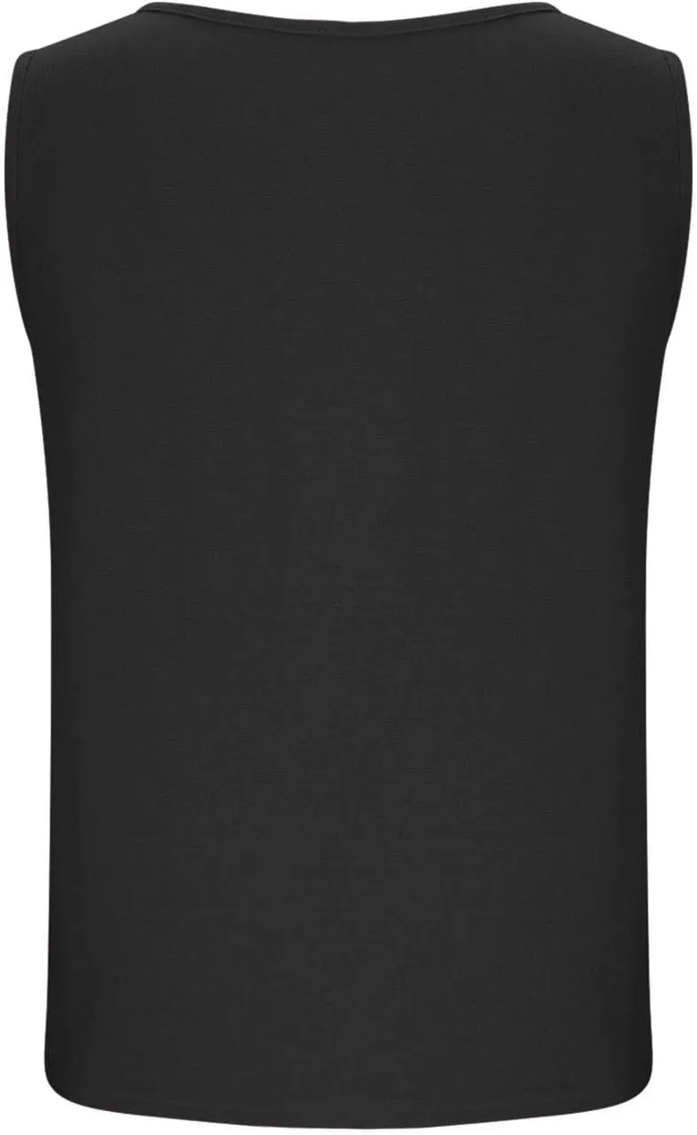 Women Cotton Linen Sleeveless Tank Tops Round Neck Solid Color Summer Shirt Casual Loose Comfy T-Shirt Blouse Vest