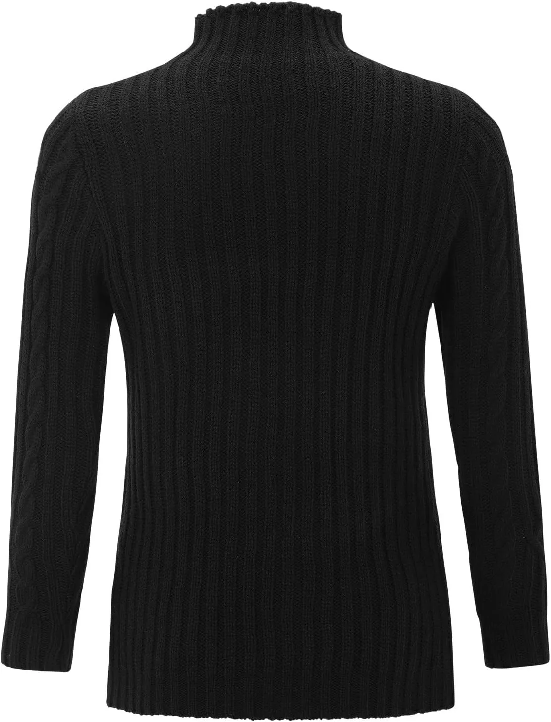Women Turtleneck Sweater Casual Long Sleeve Pulover Sweaters Chunky Warm Ribbed Cable Knit Tops Jumpers Blouses