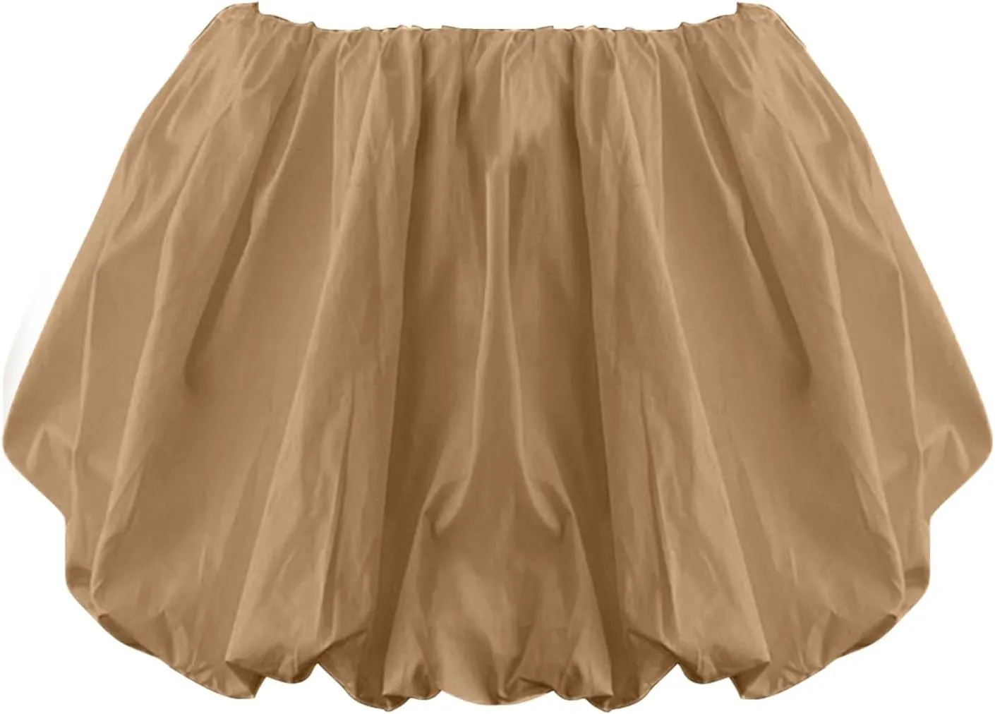 Womens Bubble Mini Skirt Y2K Vintage Elastic Waist Pleated Puff Skirts Loose Fit Cute A Line Flare Fairy Streetwear
