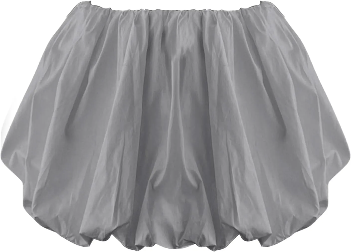 Womens Bubble Mini Skirt Y2K Vintage Elastic Waist Pleated Puff Skirts Loose Fit Cute A Line Flare Fairy Streetwear