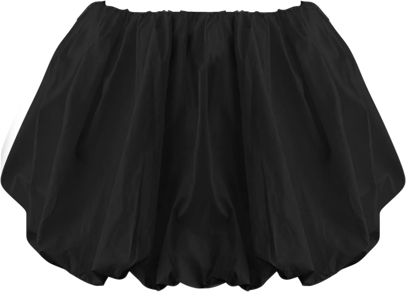 Womens Bubble Mini Skirt Y2K Vintage Elastic Waist Pleated Puff Skirts Loose Fit Cute A Line Flare Fairy Streetwear