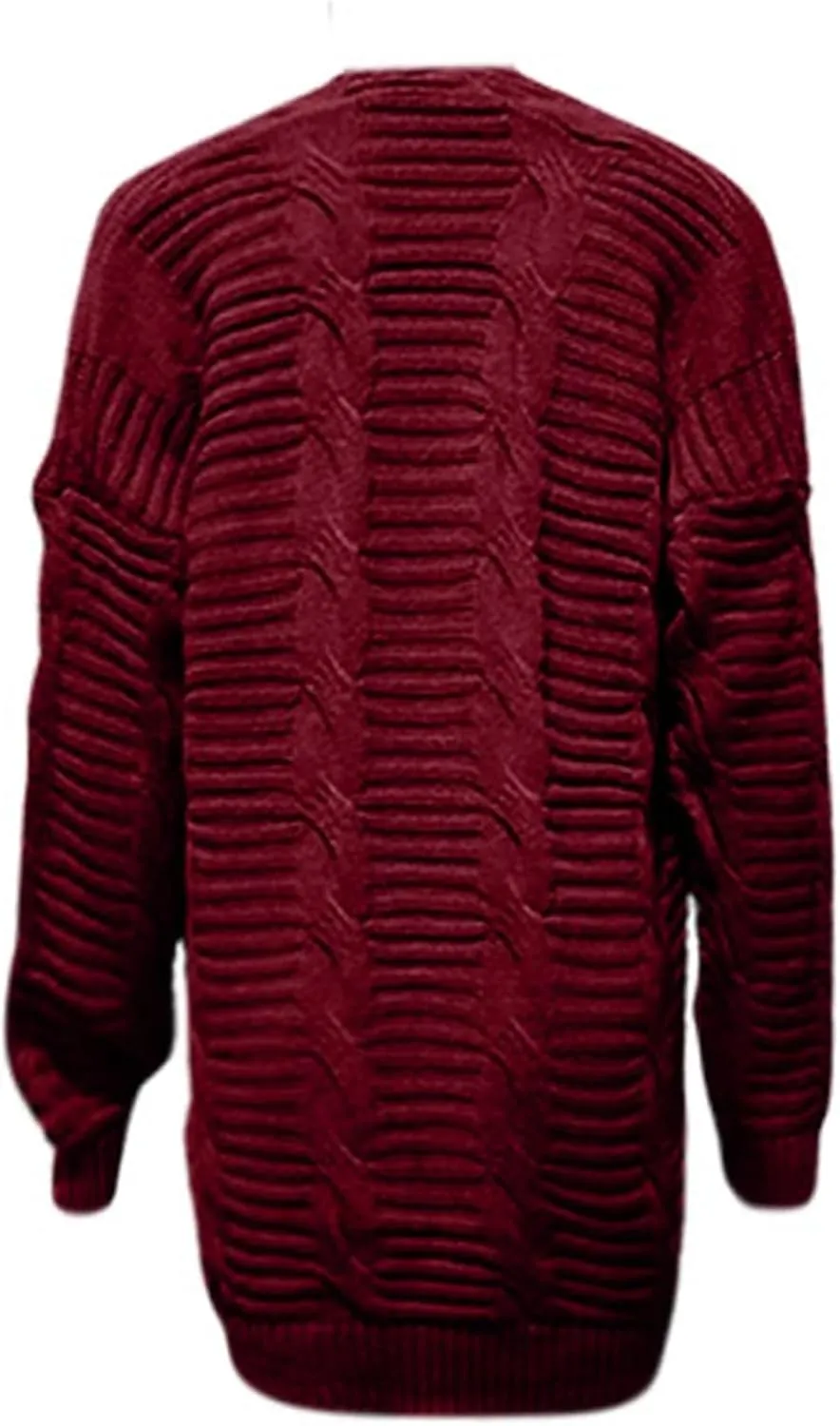 Womens Chunky Sweater Open Front Cardigans Baggy Lightweight Cable Knit Long Cardigan Sweaters Trendy Outwear Coats