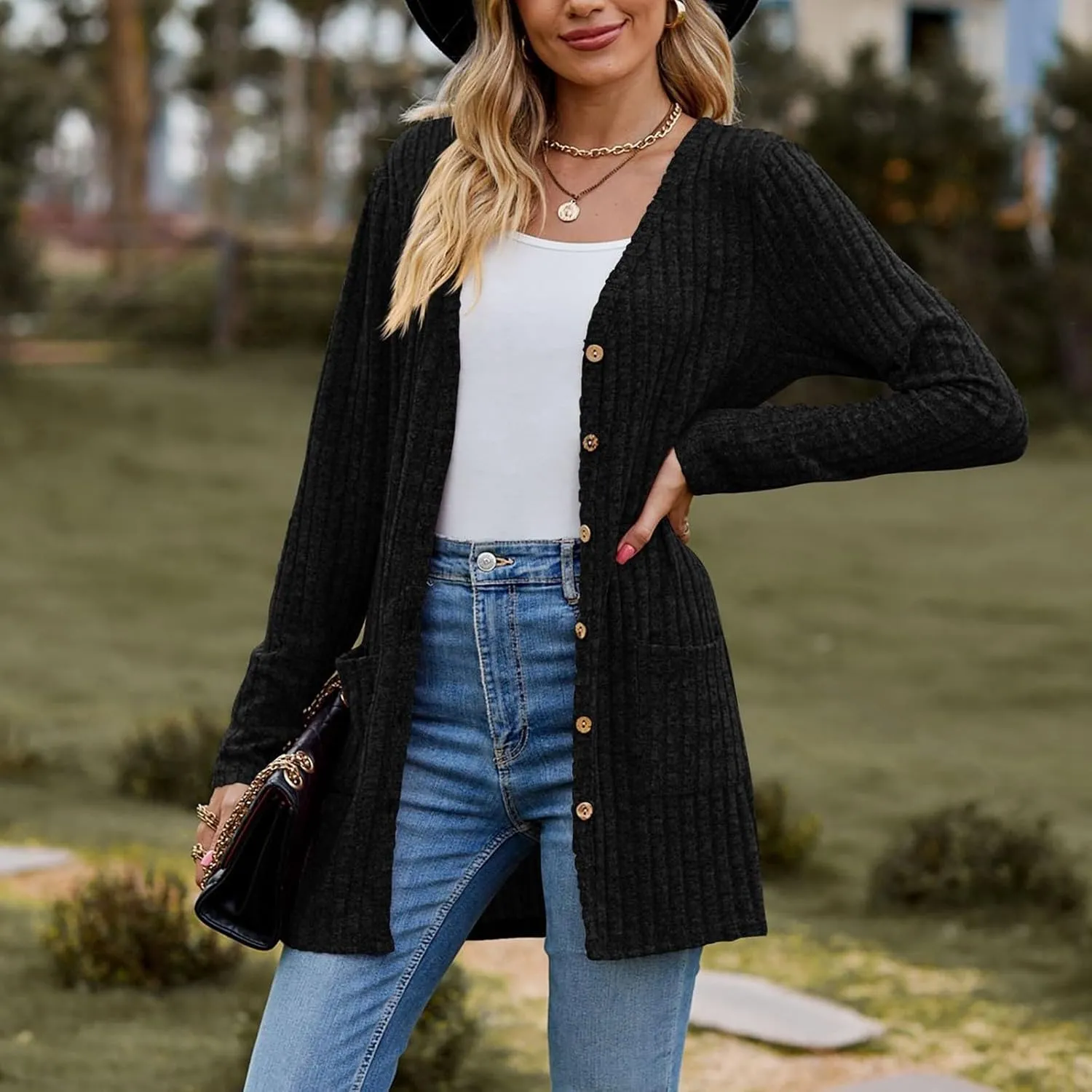 Women's Cozy Textured Solid Color Long Sleeve Cardigan Sweater Womens Sheer Kimono Cardigan