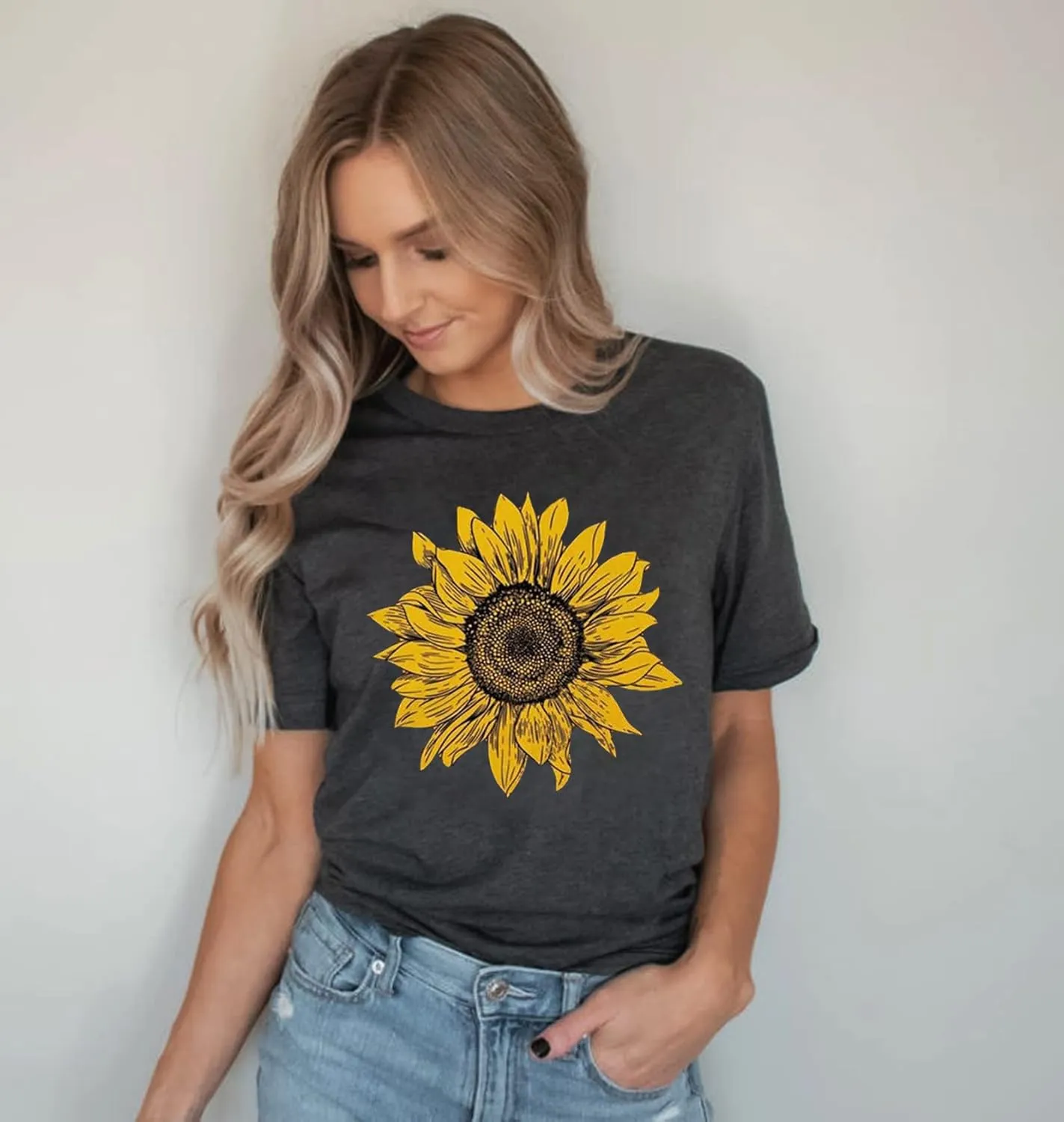 Womens Graphic T-Shirt Not All Who Wander are Lost Funny Tees for Women Summer Casual Tops Athletic Shirts