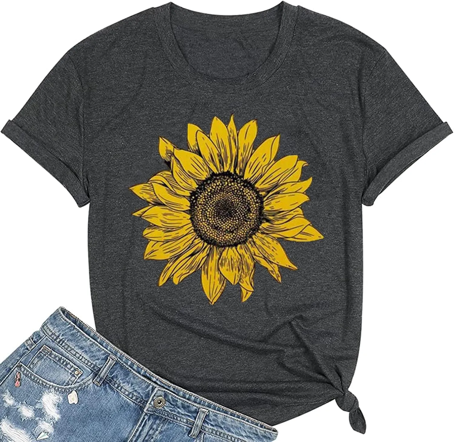 Womens Graphic T-Shirt Not All Who Wander are Lost Funny Tees for Women Summer Casual Tops Athletic Shirts