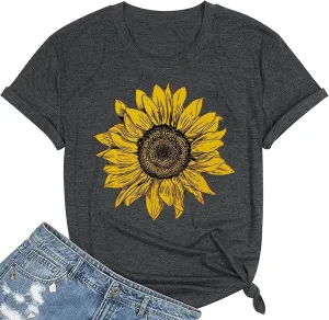 Womens Graphic T-Shirt Not All Who Wander are Lost Funny Tees for Women Summer Casual Tops Athletic Shirts