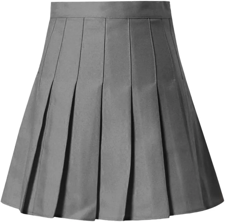 Women's High Skirt Tennis Fashion Skirt Casual Waist Waist Mini Pleated Slim Skirt Bathing Suit Skirt Bottoms for