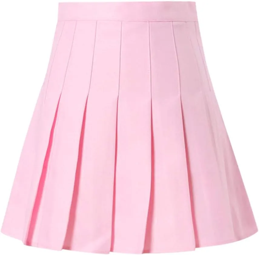 Women's High Skirt Tennis Fashion Skirt Casual Waist Waist Mini Pleated Slim Skirt Bathing Suit Skirt Bottoms for