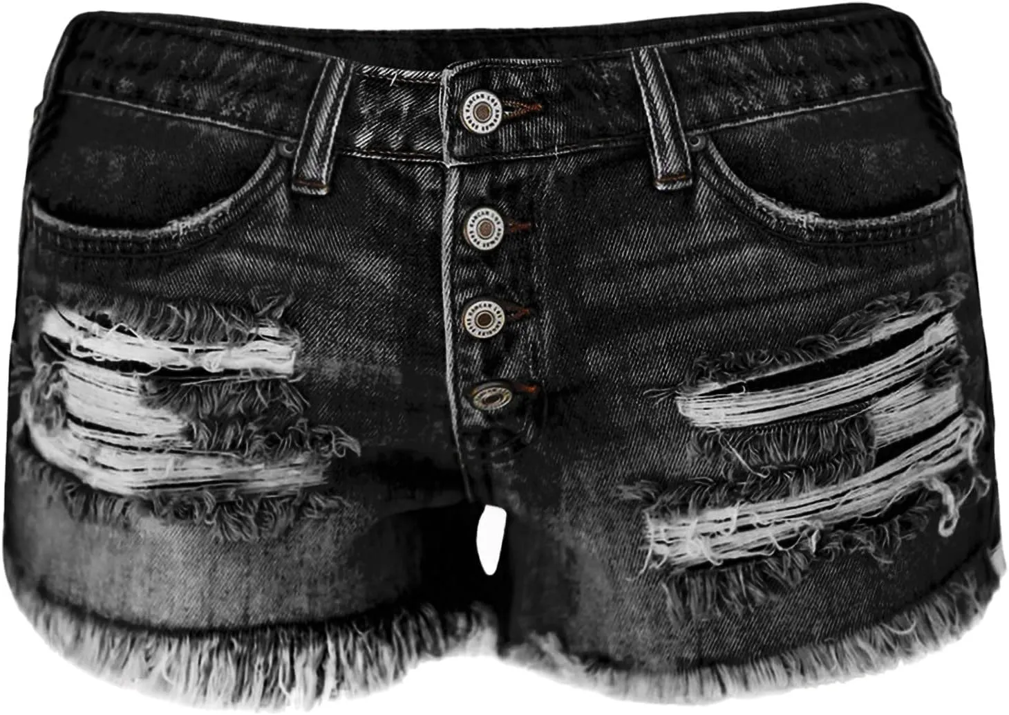 Womens Jean Shorts High Waisted Stretchy Summer Denim Shorts Ripped Frayed Raw Hem Casual Jeans Short with Pockets 2025