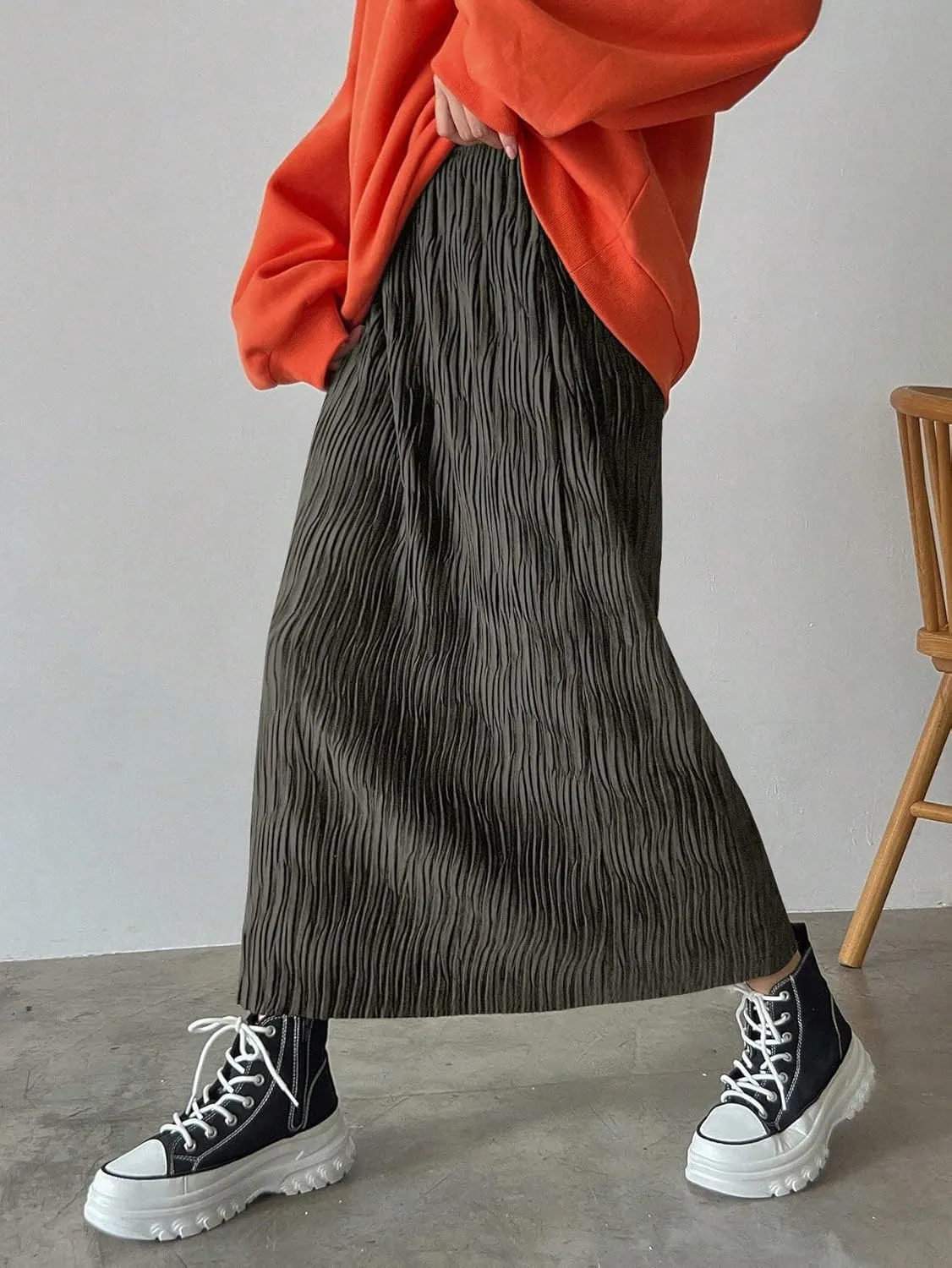 Women's Maxi Skirt Summer Midi A-Line Skirt