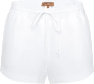 Womens Nacre Vouage Summer Flowy Beach Drawstring Linen Casual Shorts
