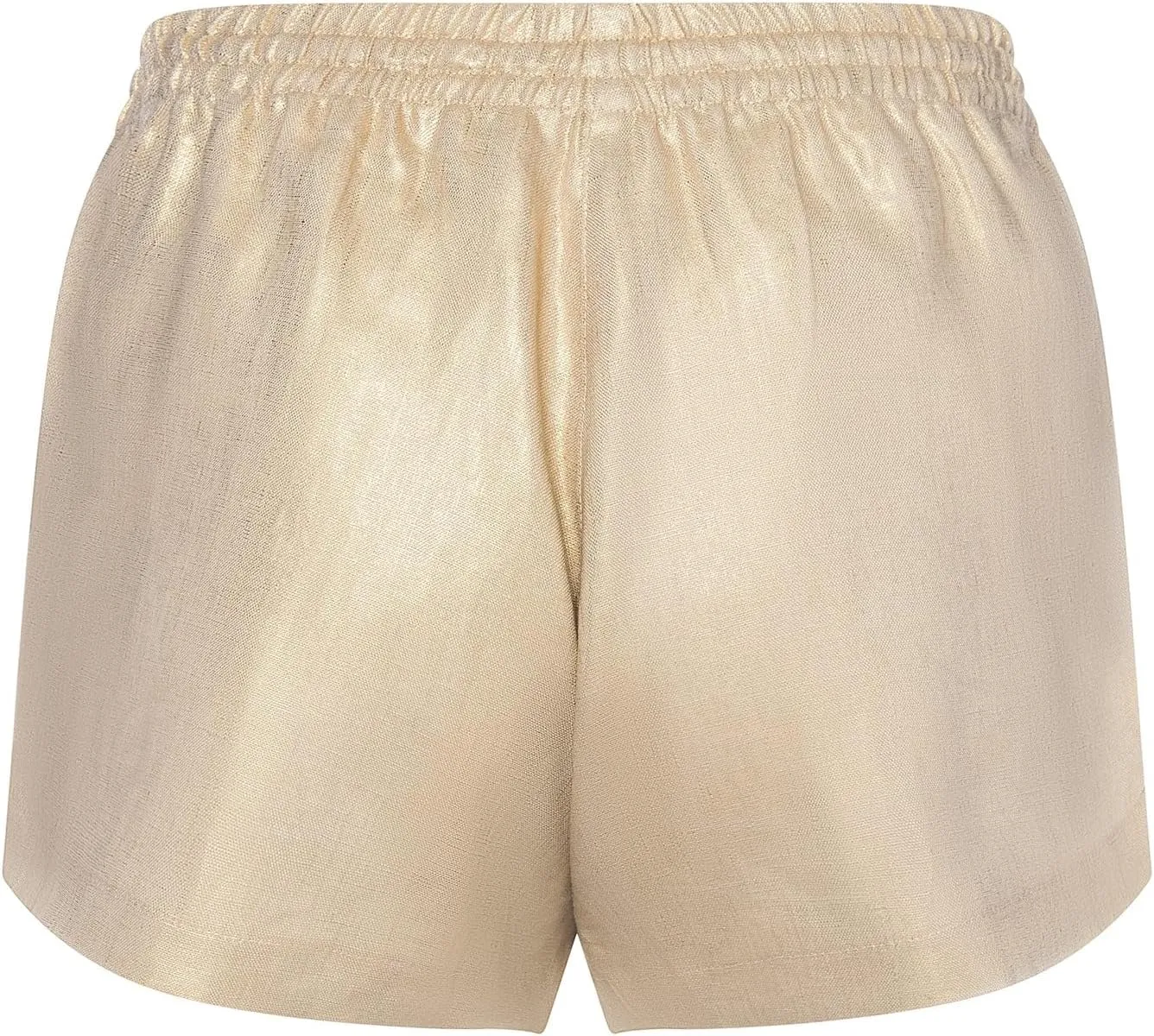 Womens Nacre Vouage Summer Flowy Beach Drawstring Linen Casual Shorts