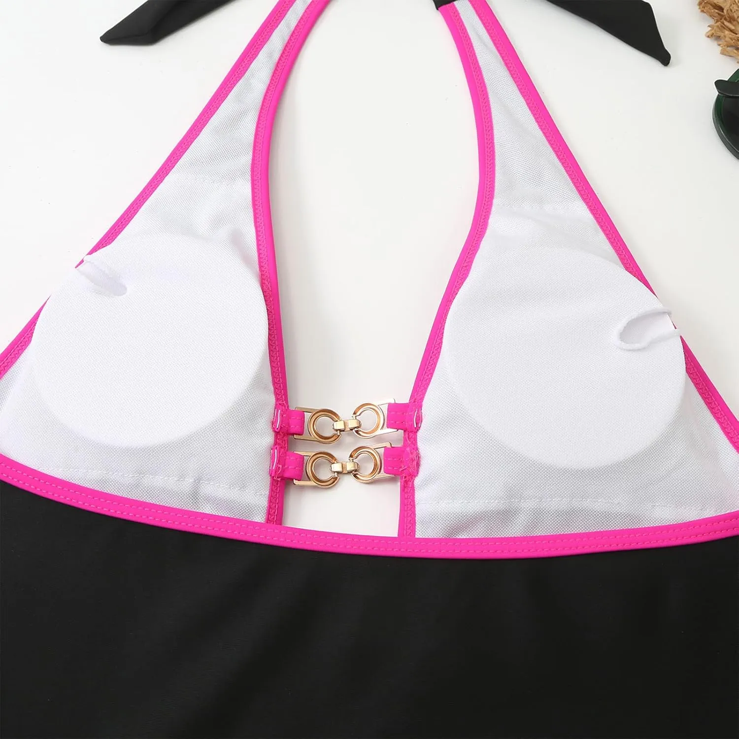 Women's One Piece Swimsuit Low Cut Tummy Control Bathing Suit Slimming Backless Swimwear Summer Beachwear Monokini