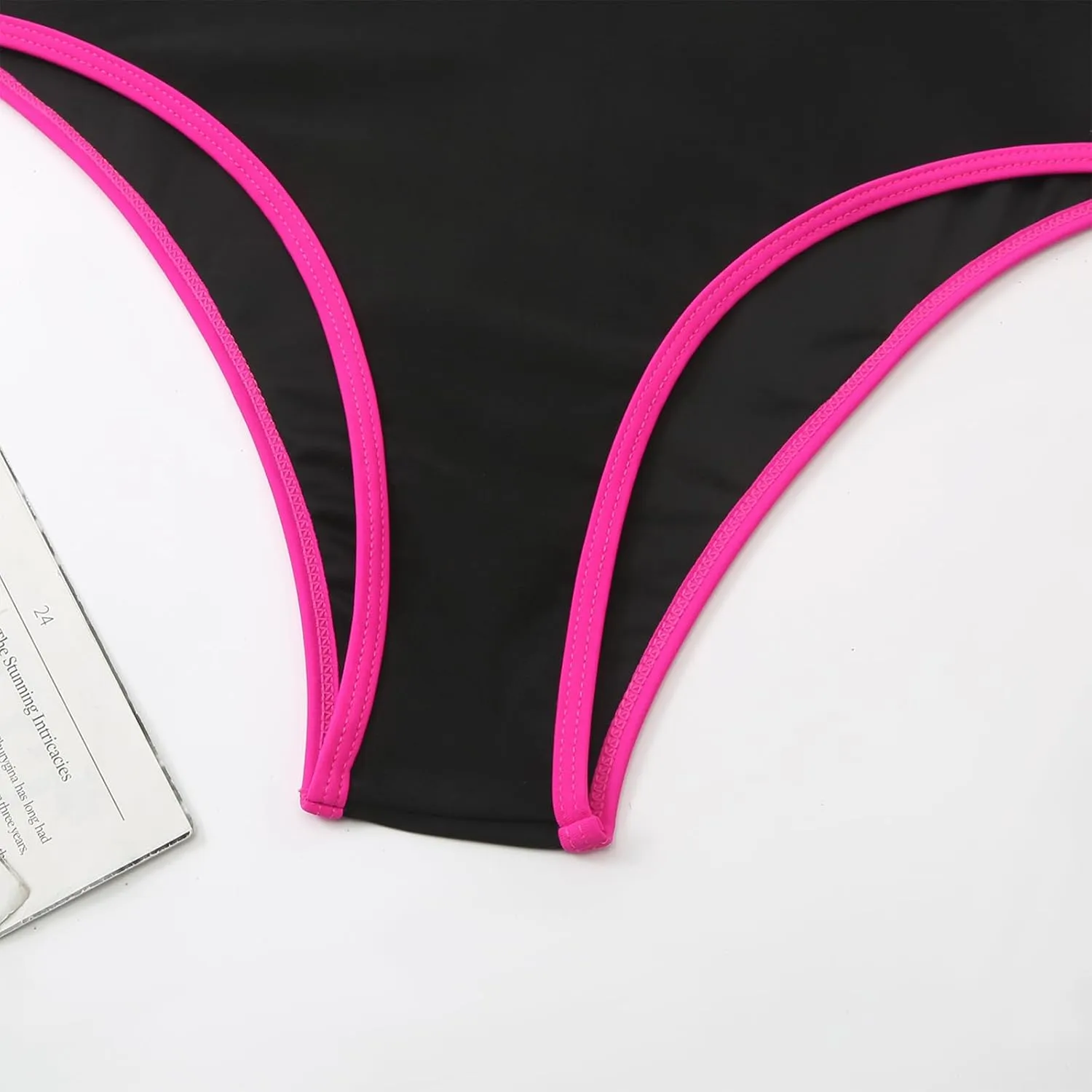 Women's One Piece Swimsuit Low Cut Tummy Control Bathing Suit Slimming Backless Swimwear Summer Beachwear Monokini