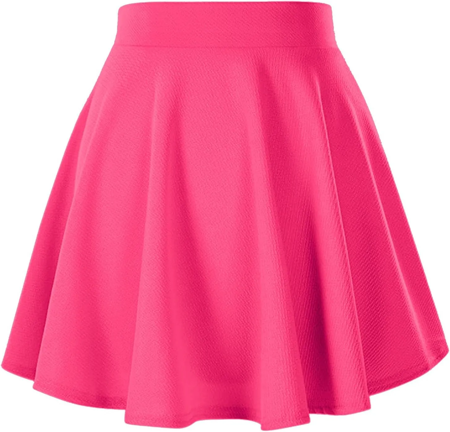 Women's Pleated Mini Skater Skirt Stretch Basic School Cheerleader Tennis Skirt Comfy Casual Uniform 2025 Summer