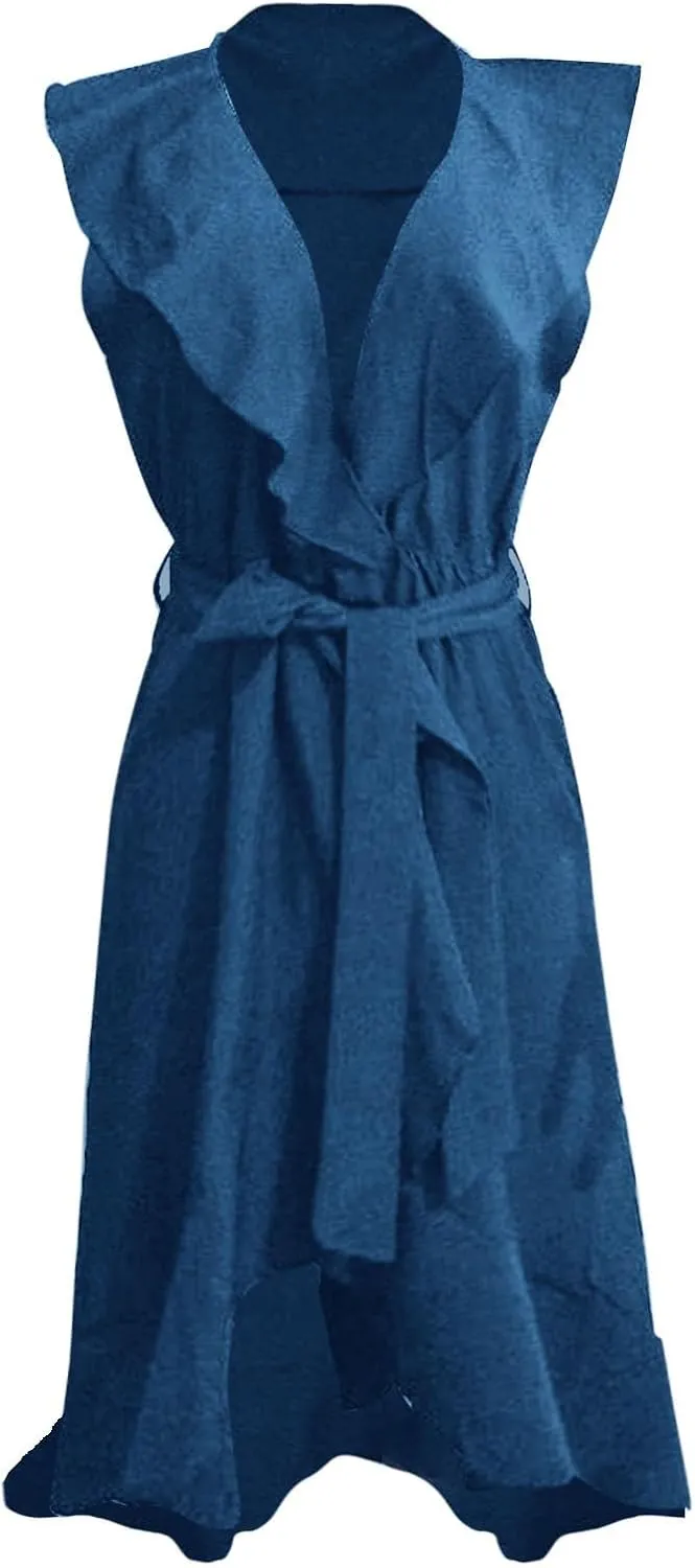 Womens Plus Size Summer Dress Short Sleeve Casual Floral Maxi Dresses High Waist Cocktail Flowy Wrap Sundress