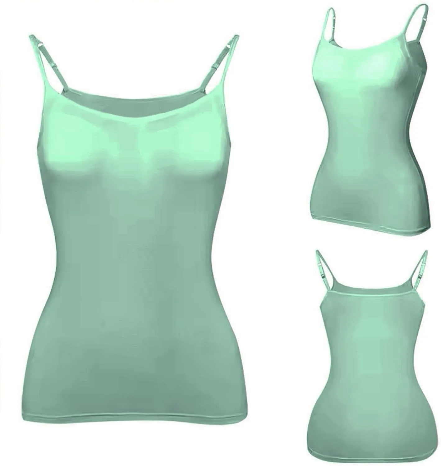 Womens Tank Tops with Built in Bras 2024 Plus Size Padded Workout Tops Casual Athletic Camisole Tops Basic Undershirts